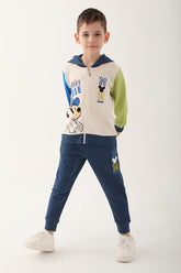 Mickey Mouse Boys Tracksuit Three Threads